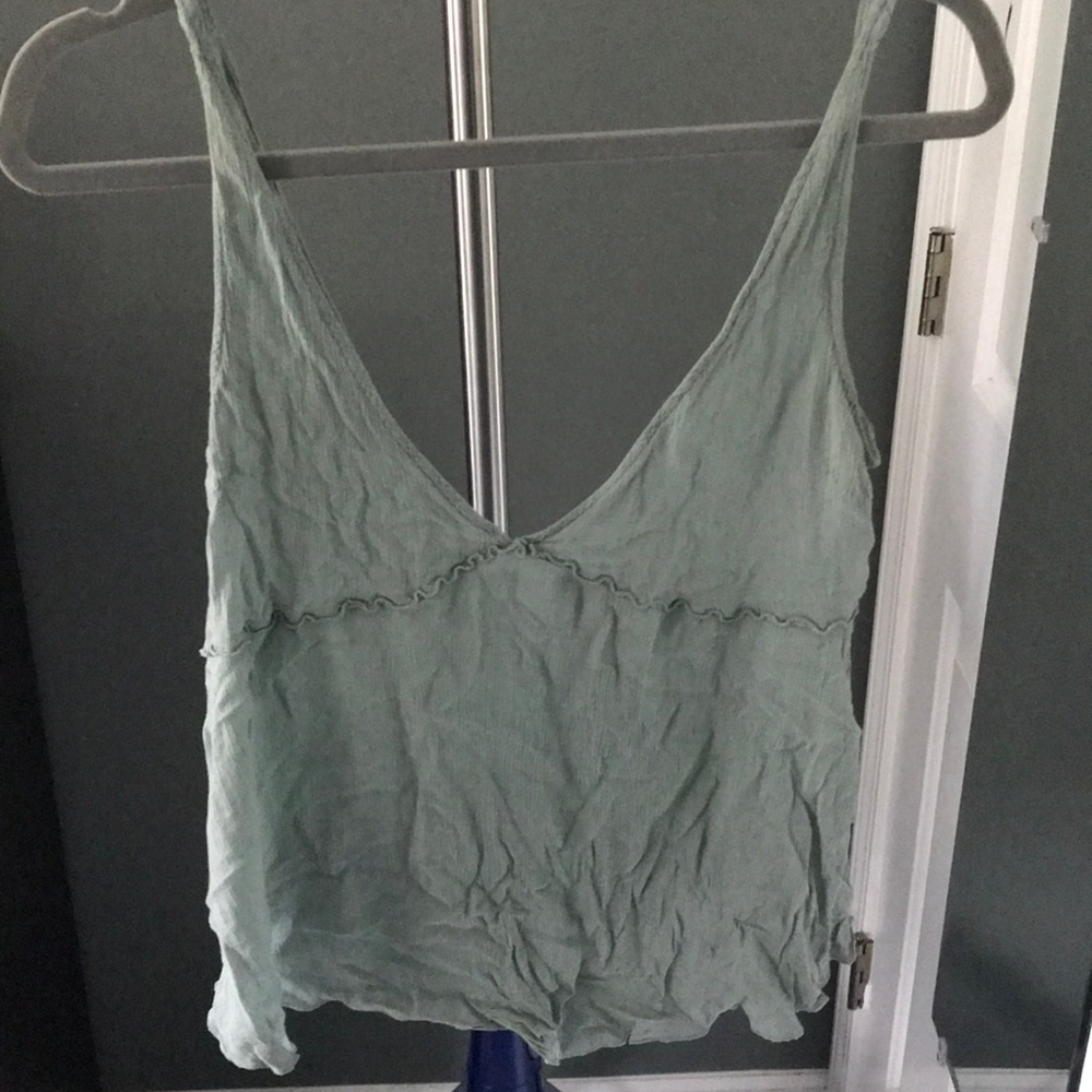 Light Green/Blue Tank Top